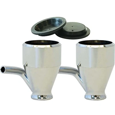 Image of Paasche Airbrush H 1/4 2P CVR OZ (2 Pack) with Cup Covers, Ounce (Pack of 2), 2 Count
