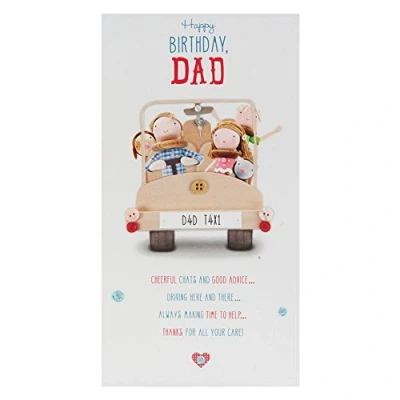 Image of Hallmark Birthday Card For Dad &#039;Happy Relaxing Day&#039; Medium Slim