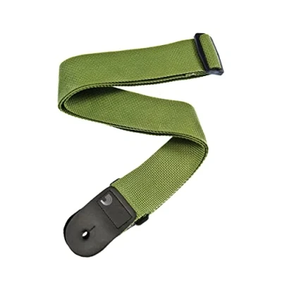 Image of Planet Waves D&#039;Addario Accessories Guitar Strap Electric Strap, Acoustic &amp; Bass Polypropylene Green