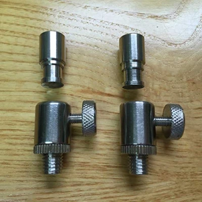 Image of 2 x Carp Fishing Stainless Steel Buzz Lock Connector quick Release For Bars