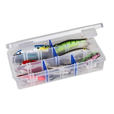 Image of Flambeau Outdoors 2003 Fishing Tackle Box Includes 15 Dividers, 18 Compartments, Clear Lure Organizer, Tuff Tainer with Zerust Anti Rust Dividers