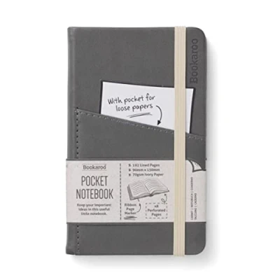 Image of IF Bookaroo A6 &#039;Pocket&#039; Notebook Charcoal