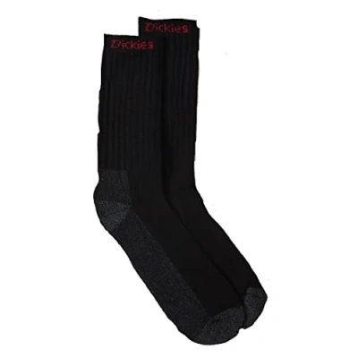 Image of Dickies Mens Indstl Work Socks, ASSORTED COLOUR, 9 11 UK