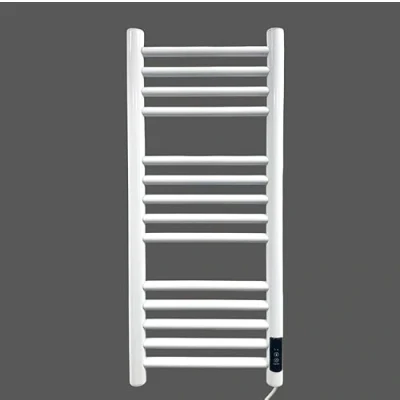 Image of Greened House White Dry Electric Heated Stainless Steel Towel Rail 300mm x 720mm