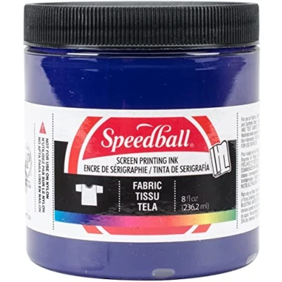 Image of Speedball Fabric Screen Printing Ink, 8 Ounce, Violet
