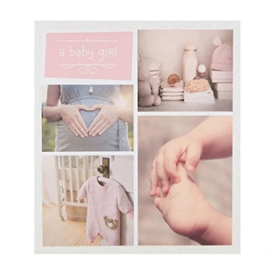 Image of Hallmark Baby Girl Card &#039;Congratulations&#039; Medium