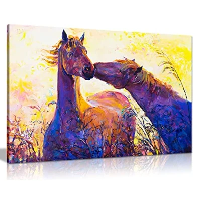 Image of Panther Print, Canvas Prints, Framed Prints for Walls, Kitchen &amp; Dining Room Wall Art Decoration, Modern Horse Painting Art, Print Special Occasions (18x12 Inch)
