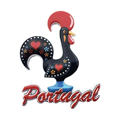Image of 3D Portugal Refrigerator Fridge Magnet Tourist Souvenirs Handmade Resin Craft Magnetic Stickers Home Kitchen Decoration Travel Gift