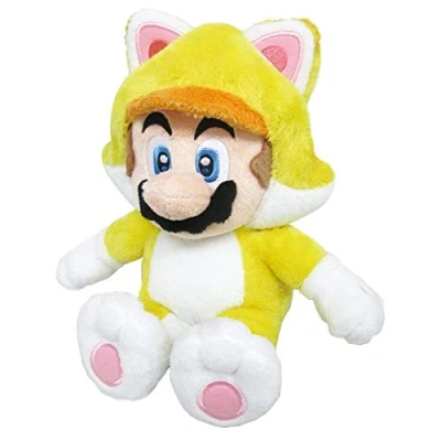 Image of Sanei Super Mario 3D World Neko Cat 9&quot; Plush Doll