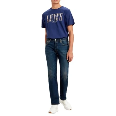 Image of Levi&#039;s Men&#039;s 501 Original Fit Jeans, Block Crusher, 28W / 32L