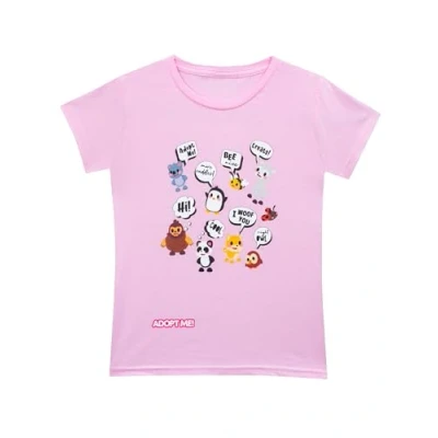 Image of Adopt Me! Girls T Shirt Gaming Clothes Gamer Gifts Pink 7 8 Years