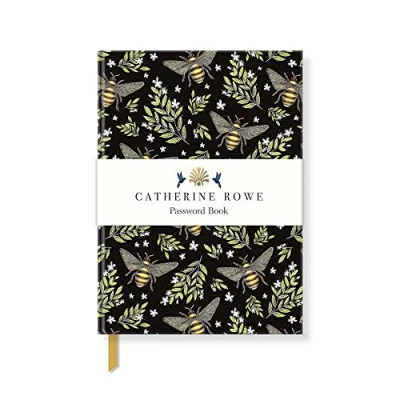 Image of Catherine Rowe Bee Pattern Password Book