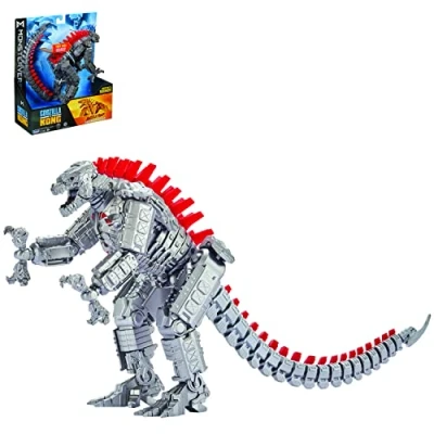 Image of MonsterVerse Godzilla vs Kong Collectable 7 Inch Deluxe, Highly Detailed and Sculpted Articulated Mechagodzilla Action Figure, With Battle Roar Sounds, Suitable for Ages 4 Years+