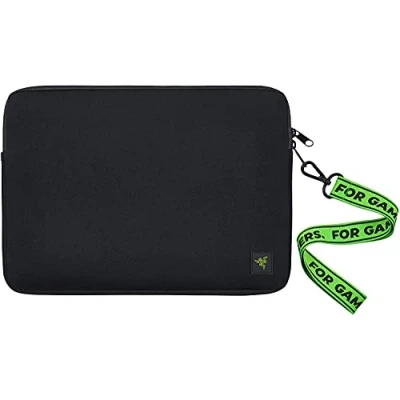 Image of Razer Neoprene Sleeve V2 for Notebooks and Laptops up to 13.3 Inches (Robust Outside Softly Padded Inside, Tailor Made the Blade Stealth 13) Black