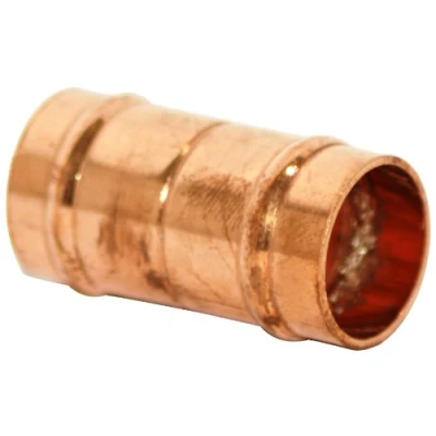 Image of Plumb Pak Pre Soldered Straight Coupler 15mm Pack of 5
