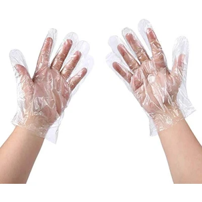 Image of HOT BARGAINS 1000 X PE Gloves Disposable Plastic Transparent One Size Fits All Waterproof for Cleaning Safety Food Handling Latex Free, Powder Free 1000PCS In Manufacturer Sealed Packaging
