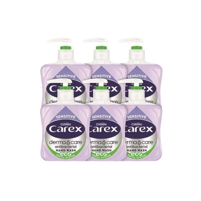 Image of 6 x Cussons Carex Sensitive Hand Wash 250ml
