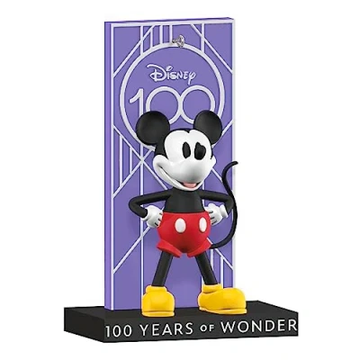 Image of Hallmark Keepsake Christmas Ornament 2023, Disney 100 Years of Wonder Mickey Mouse, Gifts for Fans