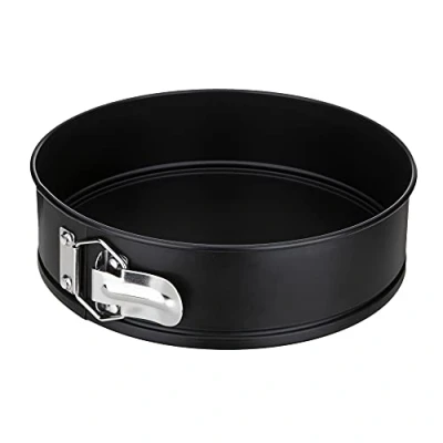 Image of I Cook 8 inch Non Stick Spring Form Cake Pan, Carbon, Multicolour
