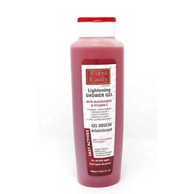 Image of First Lady Skin Lightening Shower Gel 750ml with Niacinamide &amp; Vitamin C Hygienic Clean