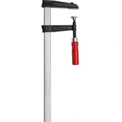 Image of Bessey TGKR200 Heavy Duty Malleable Cast Iron Screw Clamp TGKR 2000/120 Wood Handle, BE107786