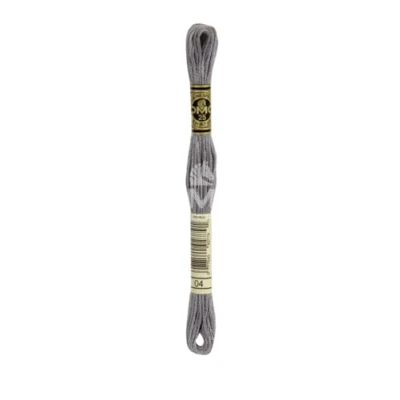 Image of DMC 117MC 0004 Cotton Embroidery Floss, Grey, 8 m