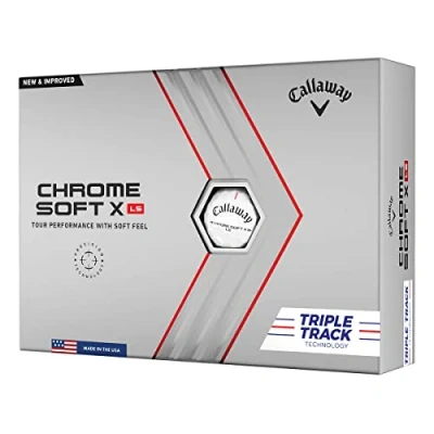 Image of Callaway Golf Chrome Soft X LS Balls (2022 edition), White