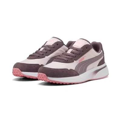 Image of PUMA Women&#039;s R78 Glance Sneaker, Jasmine Flower Plum JAM White, 4 UK