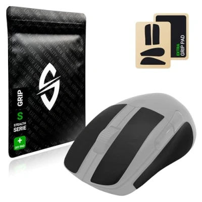 Image of SensoryBoost Grip tape / sticker set for Roccat Kone PRO gaming mouse, anti slip, self adhesive, pre cut, sweat absorbent, upgrade kit