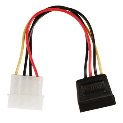 Image of Internal Power Cable Molex Male SATA 15 Pin Female 0.15 m