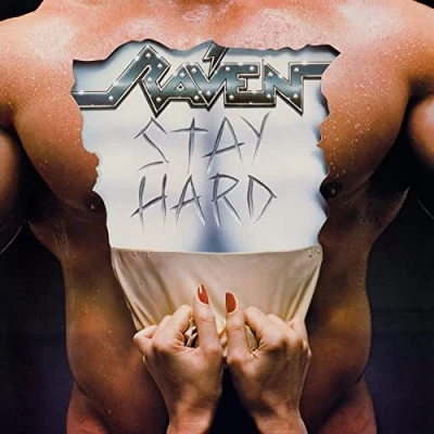 Image of Raven Stay Hard Translucent Yellow vinyl 180 Gram 2023 UK LP MOVLP3263