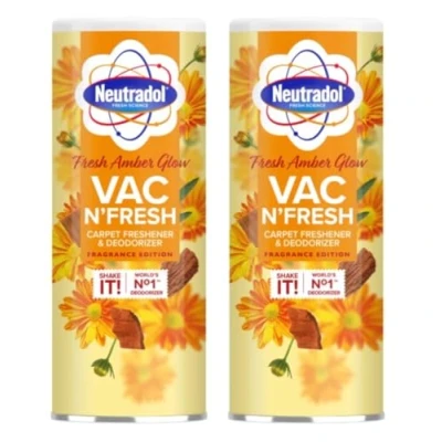 Image of Neutradol Carpet Deodoriser 350g Fresh Amber Glow (2 pack)
