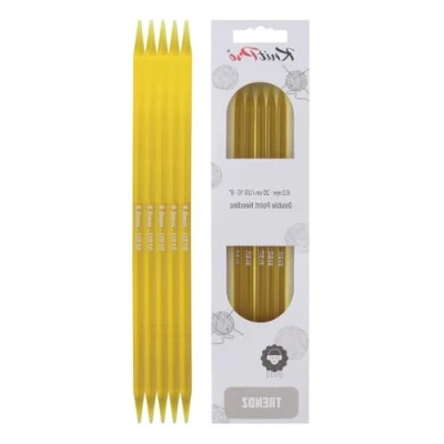 Image of Knit Pro KP51025 20 cm x 6 mm Double Pointed Needles, Multi Colour
