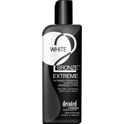 Image of Devoted Creations White 2 Black Extreme Advanced Bronzing Sunbed Lotion 260ml