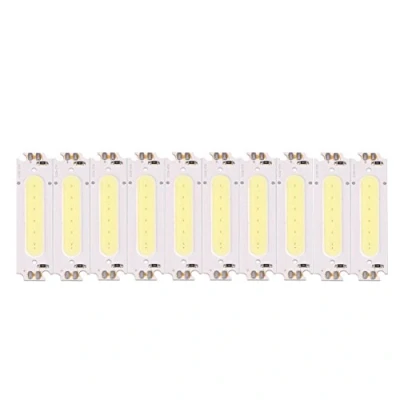Image of Zerodis LED Chip, 10Pcs 12V 2W High Power Energy Saving COB Chip Light Bulb Lamp Source Fits for DIY Lighting Fixtures Car Lights(Warm White)