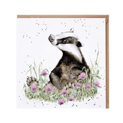 Image of Wrendale Designs &#039;The Botanist&#039; badger card