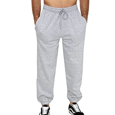 Image of Mens Fleece Jogging Bottoms S 6XL (L, Greymarl)