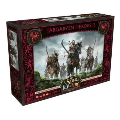 Image of CMON Asmodee A Song of Ice &amp; Fire Heroes House Targaryen II Expansion Tabletop 2 Players From 14+ Years 45+ Minutes German Multilingual
