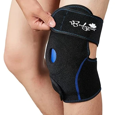Image of Bodyprox Ice Pack for Knee, Knee Support Brace with Gel Pad Hot and Cold Therapy