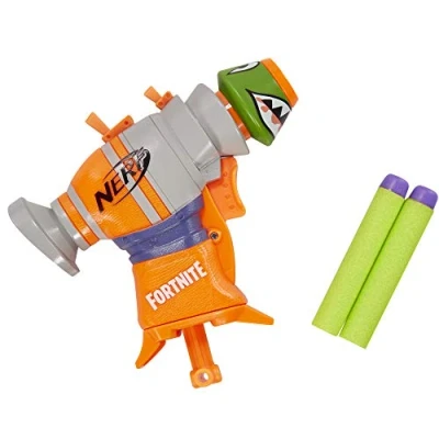 Image of Nerf Fortnite RL MicroShots Dart Firing Toy Blaster and 2 Official Elite Darts For Kids, Teens, Adults