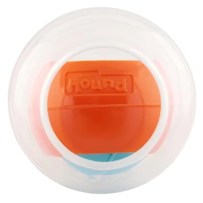 Image of Outward Hound Nina Ottosson Topsy Treat Ball Dog Puzzle Interactive Enrichment Toy, Level 1 Beginner, Orange