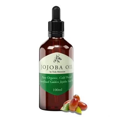 Image of Organic Jojoba Oil. 100% Cold pressed Great for all skin, hair, face and nails. 100ml