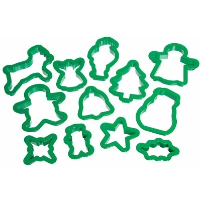 Image of KitchenCraft Lets Make Christmas Cookie Cutter Set, Set of 12
