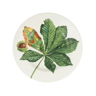 Image of Emma Bridgewater Horse Chestnut &amp; Conker 8 1/2 Inch Plate 1HCC010063