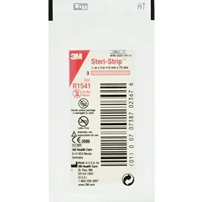 Image of Pretrada 3M Steri Strip Skin Closures, 60 Count