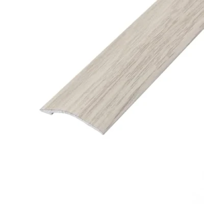 Image of eXtreme Self Adhesive Angle Edge Flooring Strip 8ft Stick Down Door for Laminate, Tile, Wood, &amp; Lino Sturdy, Waterproof, and Dirt Resistant Ramp Threshold Bar Light Grey