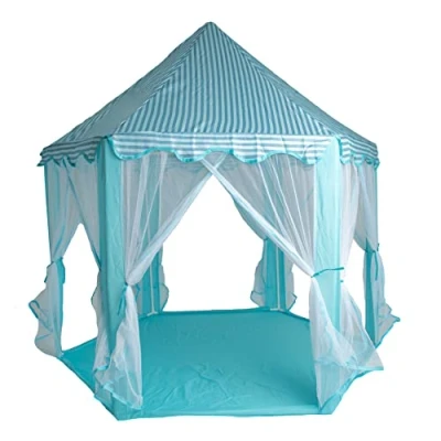 Image of RELSY Pop Up Tents For Kids, Blue Gazebo Play Tent Indoor And Outdoor Adventure Games Deluxe Gazebo/Castle Boys &amp; Girls