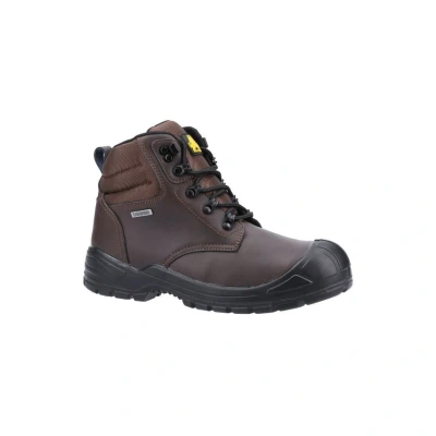 Image of Amblers Safety Mens 241 WATERPROOF Boots Brown Size UK 12