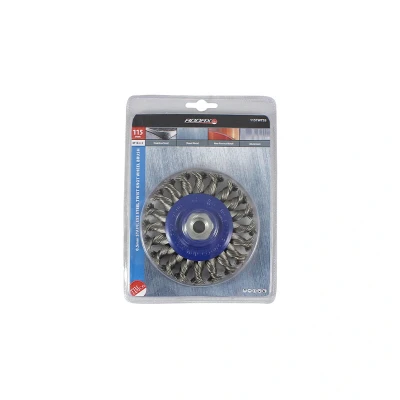 Image of 115mm Angle Grinder Wheel Brush Twisted Knot Stainless Steel