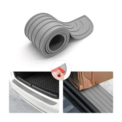 Image of NFAHBAQA Car Rear Bumper Protector for Citroen Berlingo Vauxhall Combo 2018 2022, Anti scratch Strip, Universal Rubber Trunk Door Most Cars,C SUV 40.94&#039;&#039; X3.54&#039;&#039;